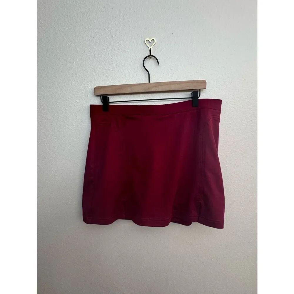EUC - Adidas ClimaCool Maroon Golf/Tennis Skort - Size 12